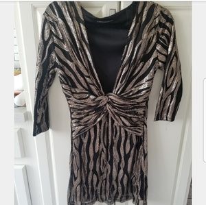 Glamorous sequin mini dress